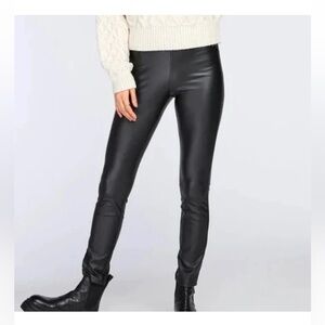 Gentle Fawn Donovan Faux Leather High Rise Black Pants